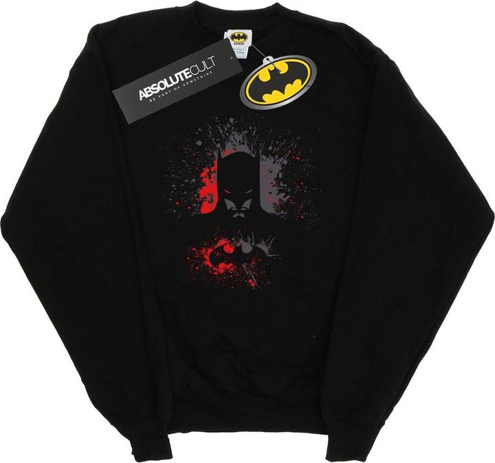 Actual product image Mens Batman Splash Cotton Sweatshirt (S)