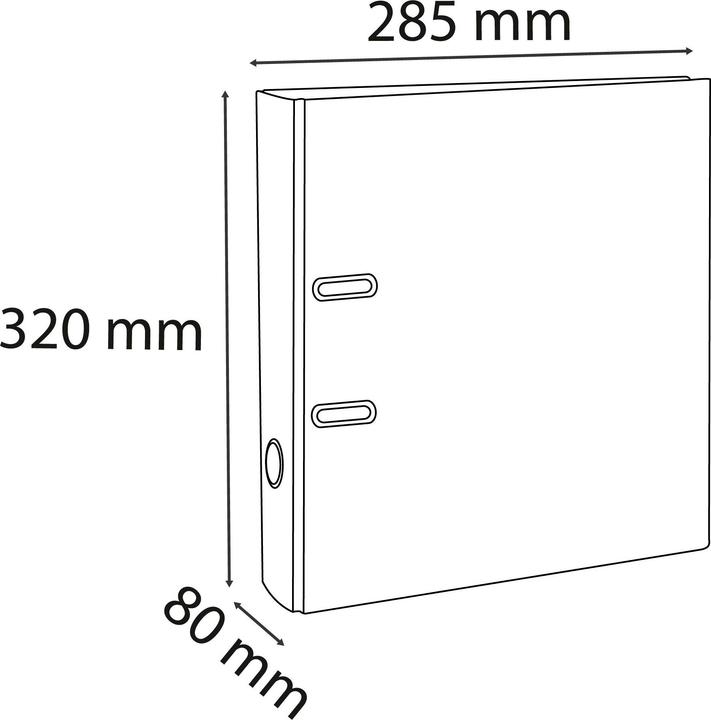 Actual product image Exacompta Folder (A4, 80 mm, 1 Piece)