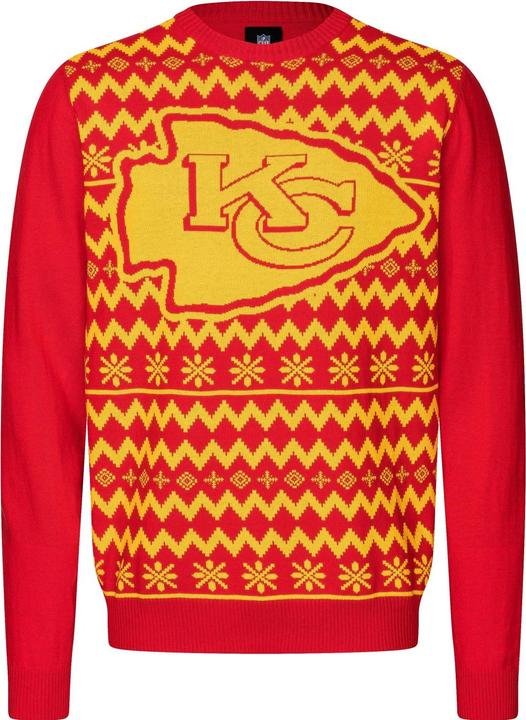Foco NFL Winter Sweater Strick Pullover Kansas City Chiefs - S (S)