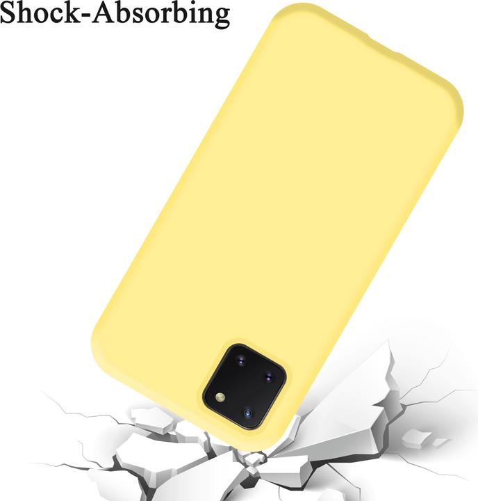 Actual product image Cadorabo TPU Liquid Silicone Case Cover (Samsung Galaxy A81)