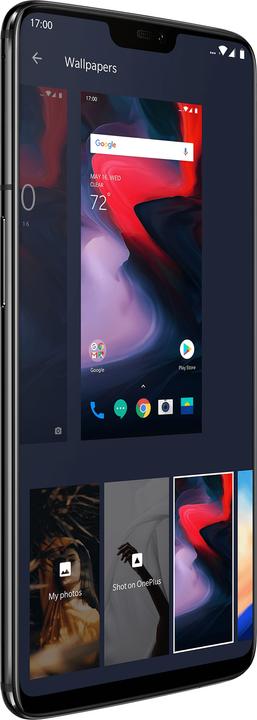 Actual product image OnePlus 6 (128 GB, Midnight Black, 6.28", Dual SIM, 16 Mpx, 4G)
