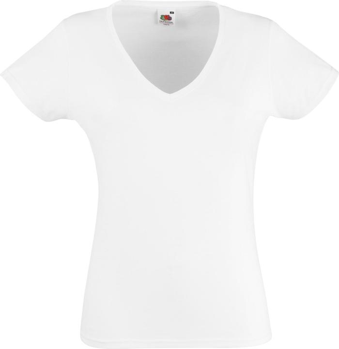Actual product image Fruit of the Loom LadyFit Valueweight TShirt V-neck (L)