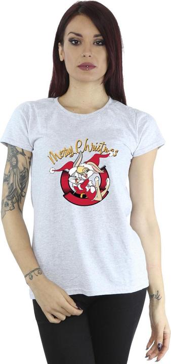 Actual product image Looney Tunes Womens/Ladies Lola Merry Christmas Cotton T-Shirt (S)