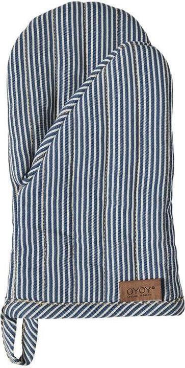 Produktbild Oyoy Küchenhandschuh Striped Denim Blau/Weiss (Bio Baumwolle)