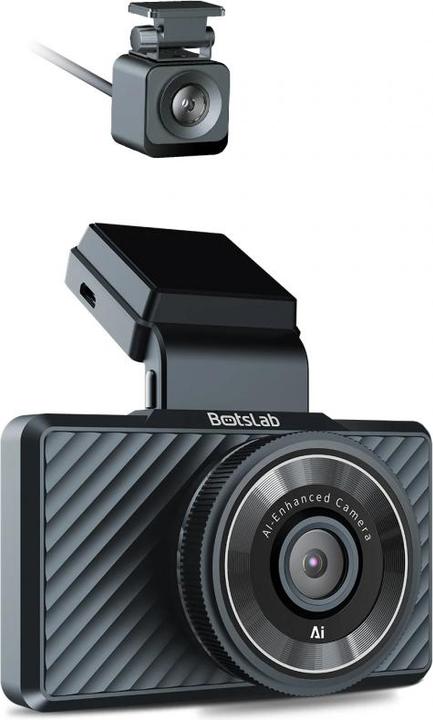 Immagine prodotto Botslab Dash + Rear Camera G500H Pro, 3K, GPS, Wi-Fi, LCD da 3 pollici, nero (Display integrato, Ricevitore GPS, WiFi, Full HD)