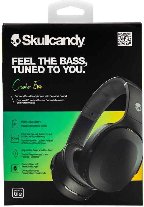 Image du produit Skullcandy Crusher Evo (pas de réduction du bruit, 40 h, Filaire, Sans fil)