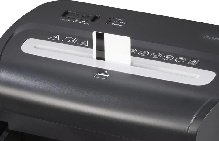 Actual product image Hama Premium M10 Shredder Micro-cut Shredding 22.5 cm 58 dB Black (Microcut)