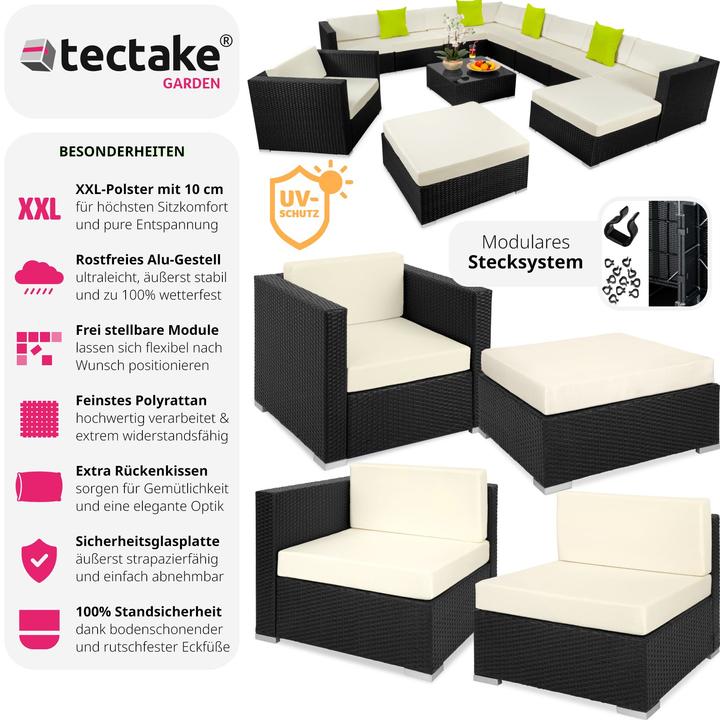 Immagine prodotto tectake set in rattan Las Vegas