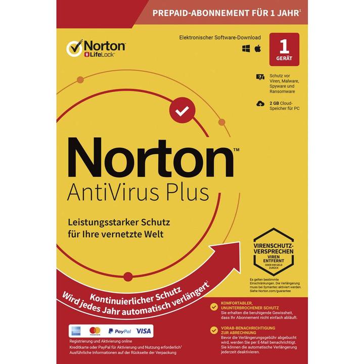 Actual product image Norton AntiVirus Plus (1 User, 12 months)