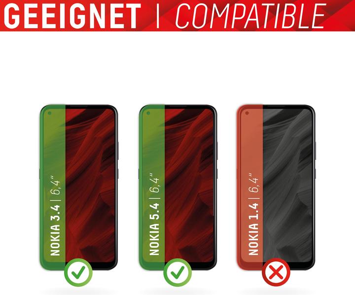 Immagine prodotto Displex Smart Glass, Displayschutzfolie (1 Pezzo/i, Nokia 5.4, Nokia 3.4)
