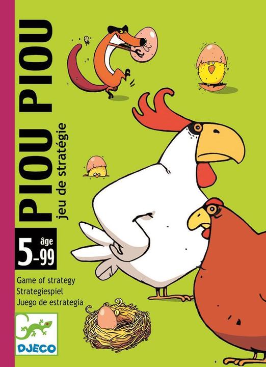 Image du produit Djeco Jeu de cartes Piou Piou (Allemand, Anglais)