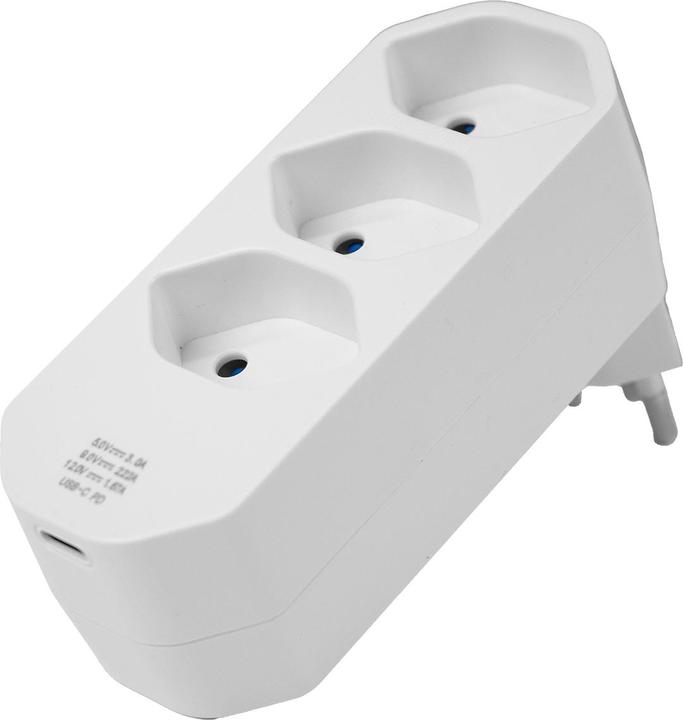 Image du produit Steffen Adaptateur multiple (Type 13, USB-C, 4 x)