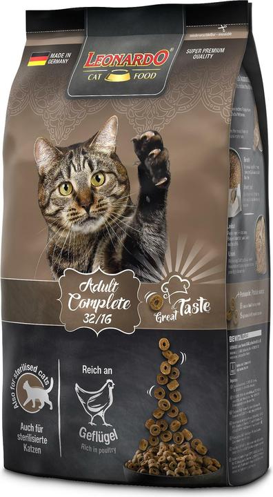 Immagine prodotto Leonardo Cat Food Cibo secco Adult Complete 32/16, 1,8 kg (Adulto, 1 pz., 1800 g)