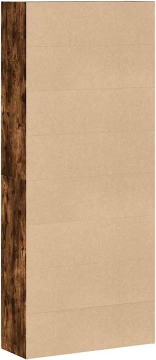 Produktbild VidaXL Bücherregal Bücherschrank Standregal Raumteiler Wandregal Räuchereiche (80 x 30 x 189 cm)