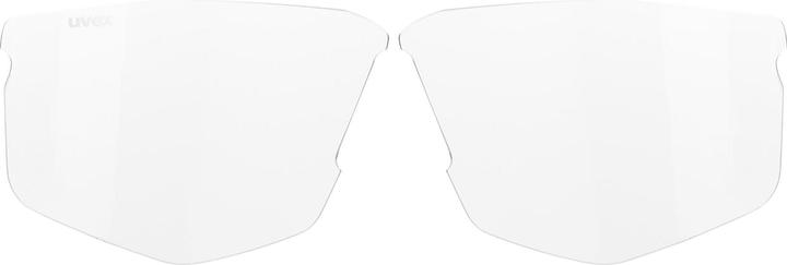 Actual product image Uvex Sports axos set (white matt (silver), Mirror Silver, Clear)