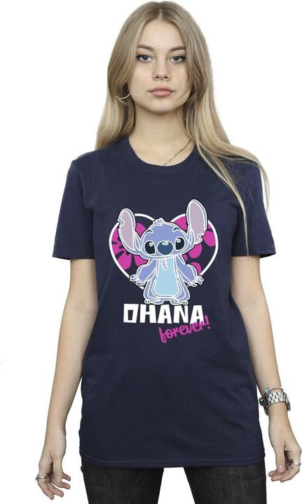 Produktbild Disney Lilo And Stitch Ohana Forever Heart TShirt (M)