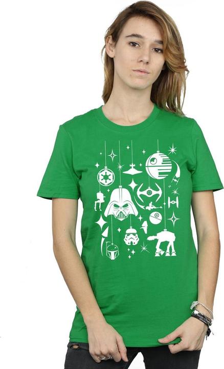 Produktbild Star Wars Christmas Decorations TShirt (L)
