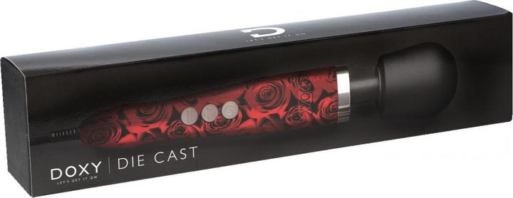 Actual product image Doxy The Cast Wall Massager Rose Pattern