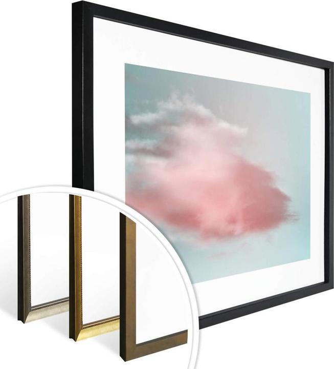 Produktbild Trenddeko Rosa Wolken (50 x 40 cm)
