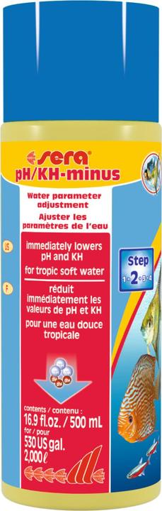 Produktbild Sera KÄSE PH-MINUS FLASCHE 500 ml - 18471 (Wasseraufbereitung Aquarium)