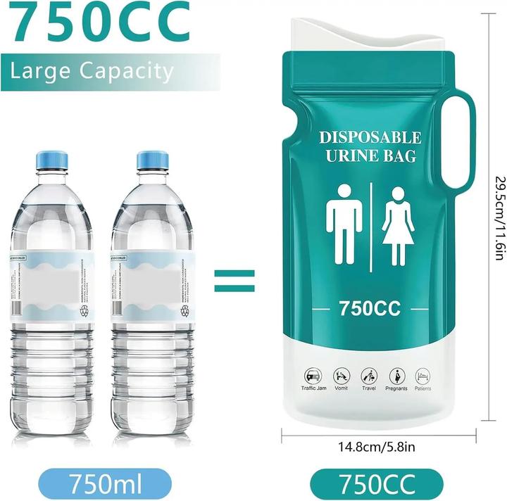 Immagine prodotto Swissdetector Sac à urine - Pour Extérieur - unisexe - avec tampon absorbant (X 12) (Prodotto per l'igiene)