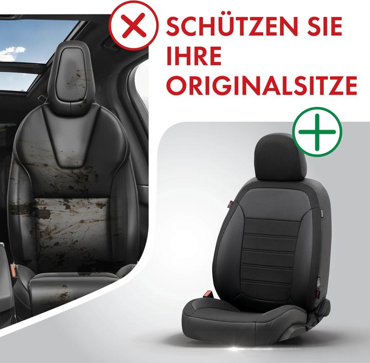 Actual product image Walser Seat cover for Hyundai ix35 (LM, EL, ELH) 08/2009-today, 2 single seat covers