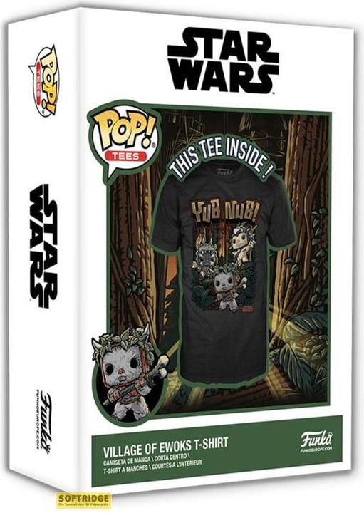 Immagine prodotto Funko Star Wars: Il ritorno dello Jedi - Maglietta Ewok in scatola (S) (S)