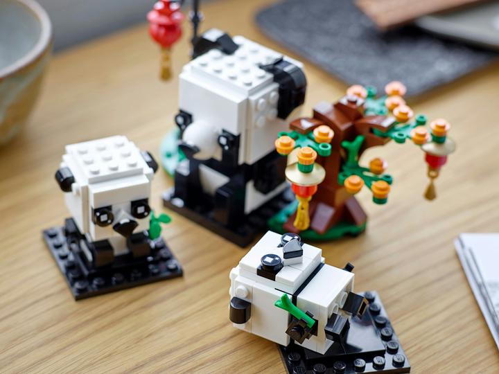 Immagine prodotto LEGO I panda per il Capodanno cinese (40466, LEGO Brickheadz)