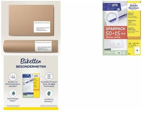 Image du produit Avery Étiquettes universelles