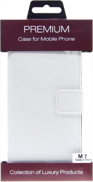 Image du produit OEM Slim Leather Book Case for HTC M7 - blanc 4250710508976 (HTC One)