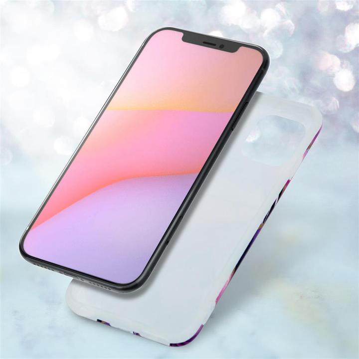 Actual product image Cadorabo IMD TPU Colorful Marble Cover (Realme 12 Pro+, Apple iPhone 12)