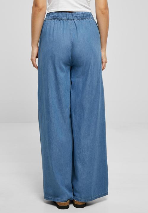 Produktbild Urban Classics Ladies Light Denim Wide Leg Pants (XS)