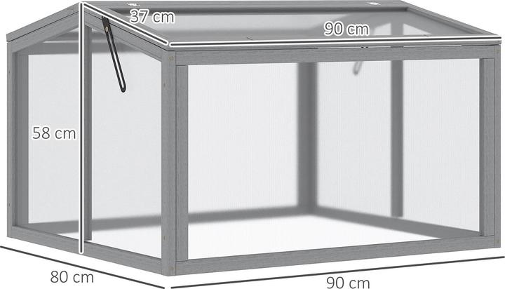 Immagine prodotto Outsunny Letto rialzato con struttura in legno