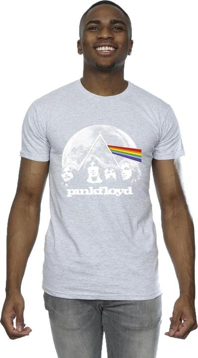 Actual product image Pink Floyd Mens Moon Prism Blue T-Shirt (S)