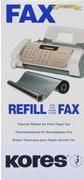 Actual product image Kores Thermal transfer roll for brother Fax T72, 74, black Print capacity: approx. 144 pages each