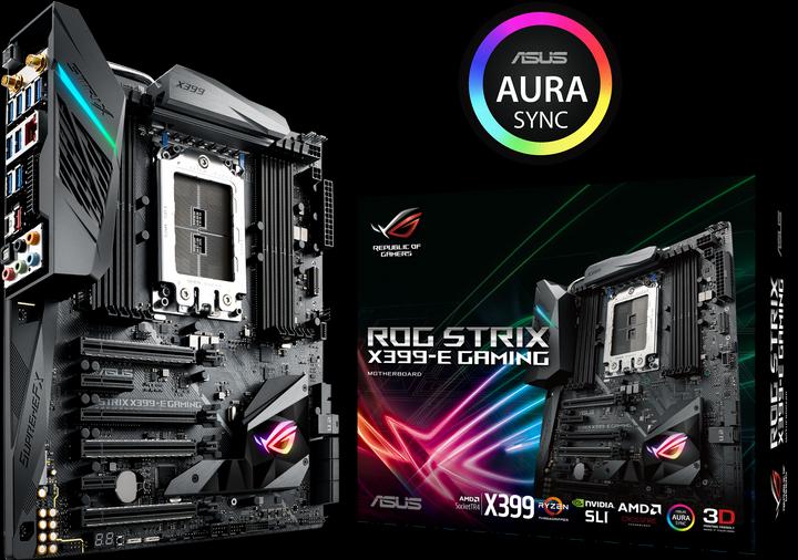 Actual product image ASUS ROG Strix X399-E Gaming (TR4, AMD X399, E-ATX)