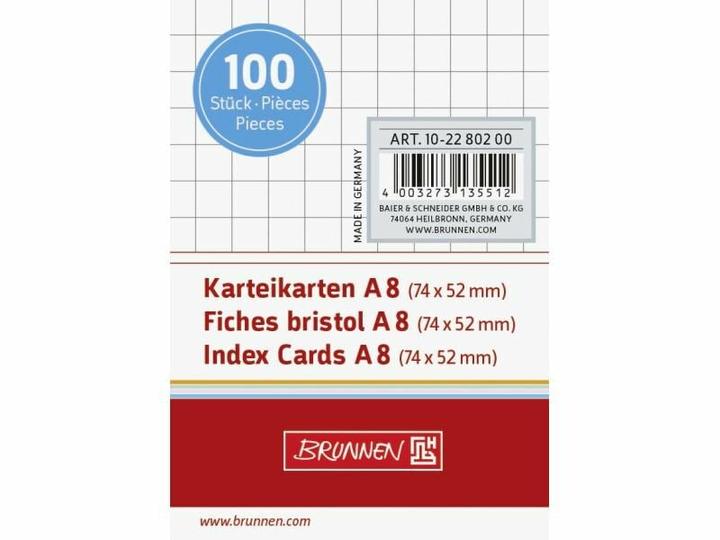 Image du produit Fiches d'information (A8, 200 g/m², 100 x)