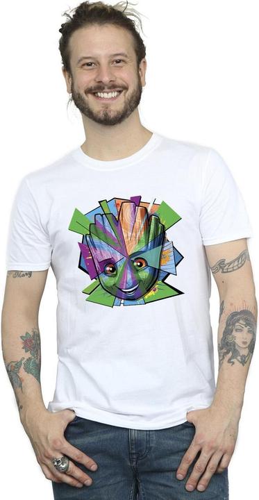 Image du produit - T-shirt GUARDIANS OF THE GALAXY GROOT SHATTERED - Homme (XL)