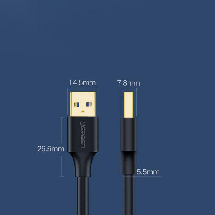 Productafbeelding Ugreen USB-A 3.0 naar USB-A 3.0 kabel (1 m, USB 3.0)