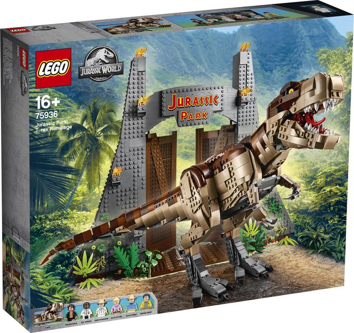 Produktbild LEGO Jurassic Park: T. Rex' Verwüstung (75936, LEGO Jurassic World)
