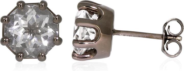 Produktbild Xen Ohrstecker mit Bergkristall ca. 3,78 ct. Black Rhodium (925 Sterling Silber)