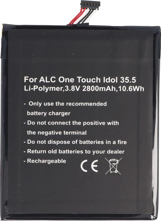 Immagine prodotto AccuCell Batteria Alcatel One Touch Idol 4S, One Touch Idol 4S LTE
