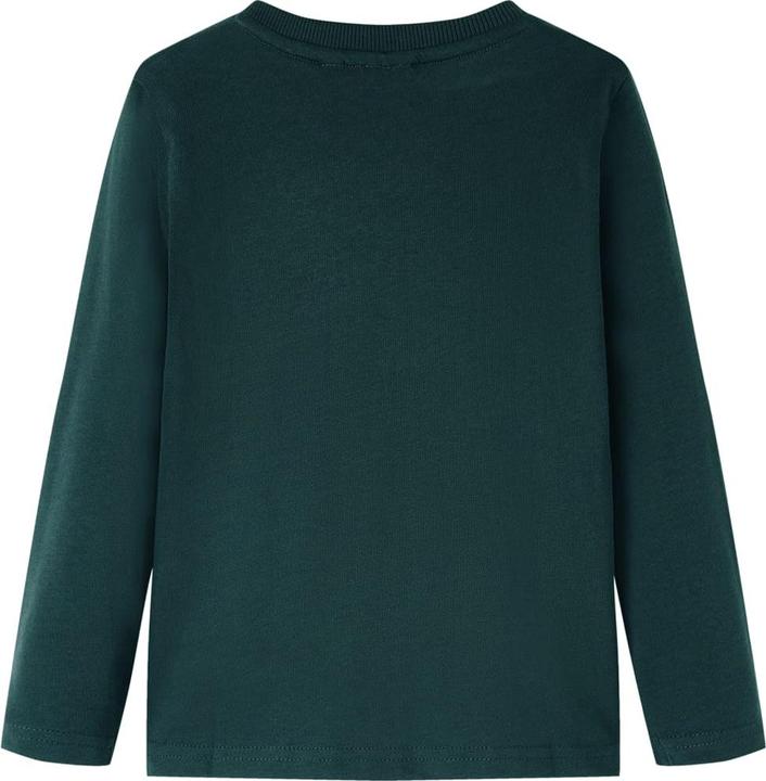 Immagine prodotto VidaXL Camicia da bambino a maniche lunghe verde scuro 92,Materiale: 100 (92)