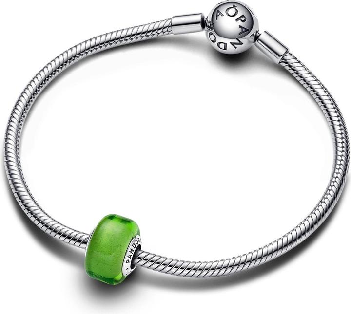 Actual product image Pandora Green Murano glass mini charm (Sterling silver 925)