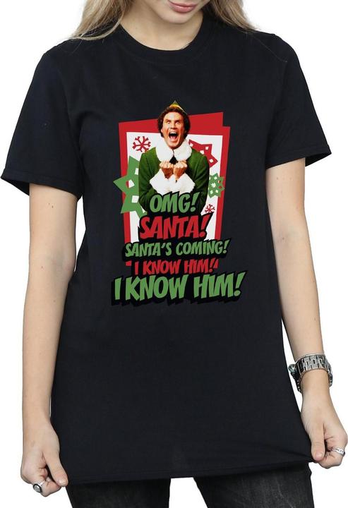 Image du produit Elf - T-shirt OMG SANTA - Femme (M)