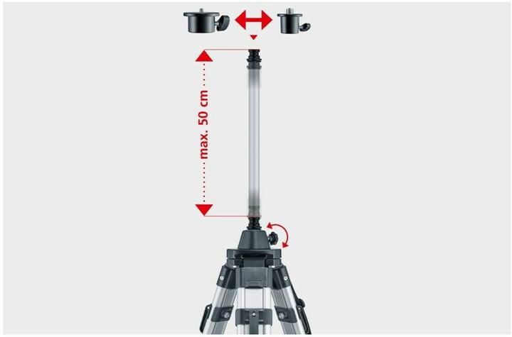 Produktbild Laserliner Variables Kurbelstativ Wechseladapter (Metall)