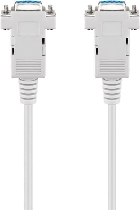 Produktbild Goobay Anschlusskabel D-SUB Nullmodem, Grau, 2 m (2 m)