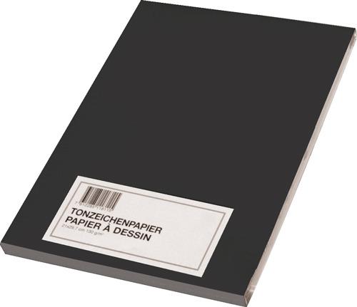 Immagine prodotto Scaldia Carta da disegno argilla A2, 130 g/m², 100 pezzi, nero (130 g/m², A2)