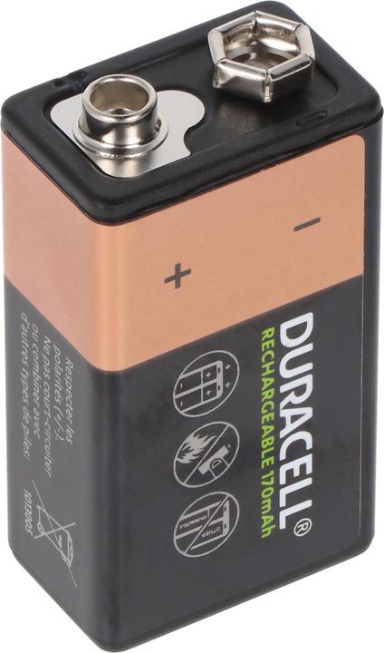 Immagine prodotto Duracell Ricarica Ultra (1 pz., 9V Block, 170 mAh)
