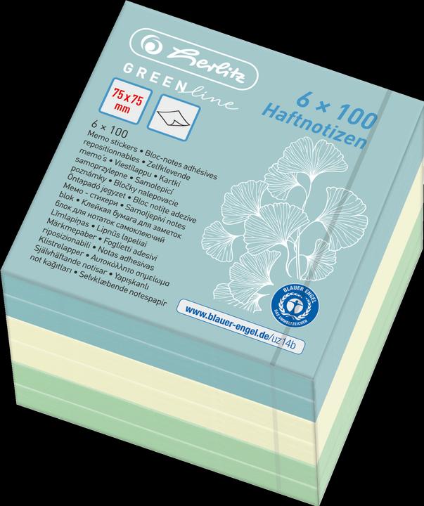 Actual product image Herlitz Notepad à 600 sheets, multicoloured (75 x 75 x 75 cm)